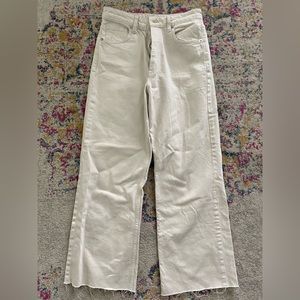 Zara white jeans